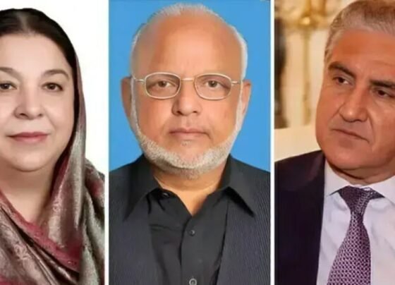 9 مئی ، جی اوآرحملہ کیس: یاسمین راشد، اعجاز چوہدری و دیگر کو 10، 10سال قید کی سزا، شاہ محمود بری