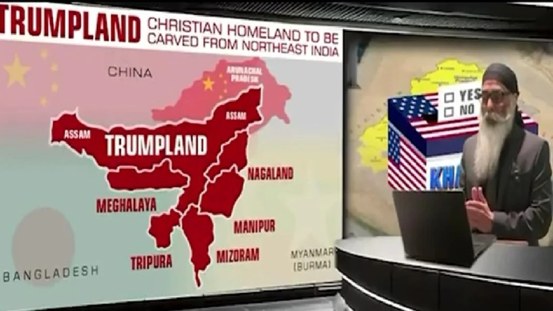 سکھ فارجسٹس تنظیم کیجانب سے بھارت میں عیسائیوں کیلئے محفوظ وطن “ٹرمپ لینڈ” کا مطالبہ