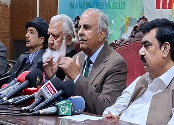 ایکس سروس مین سوسائٹی کی پریس کانفرنس