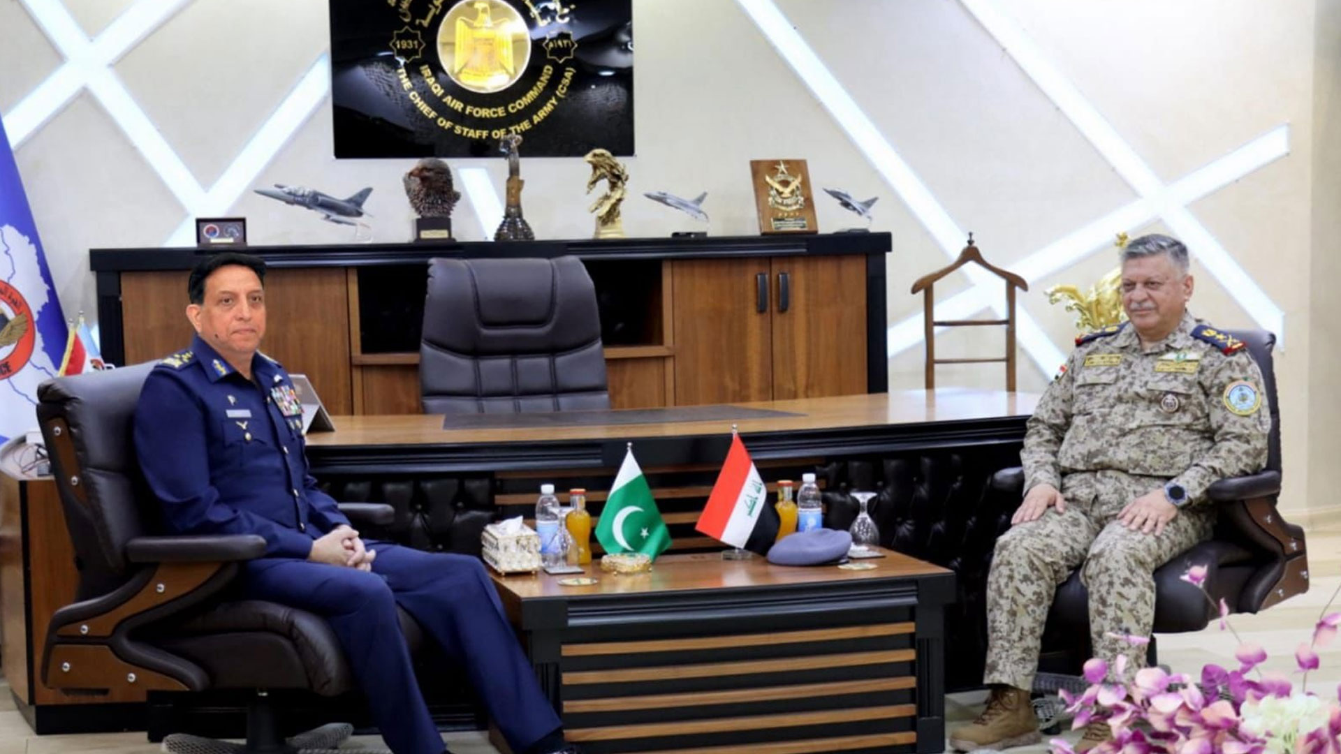 ایئر چیف مارشل ظہیر احمد بابر سدھو کا دورۂ عراق، پاک اور عراقی فضائیہ کے تعلقات میں نئے باب کا آغاز
