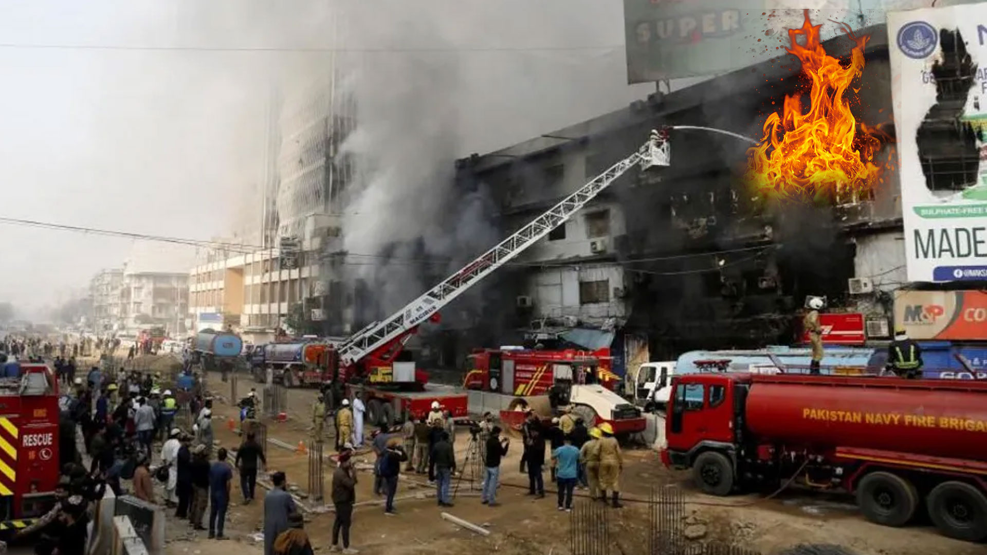 کراچی، گل پلازہ میں آتشزدگی سے تاجروں کا کتنا نقصان ہوا، تاجر رہنما نے تفصیل بتادی