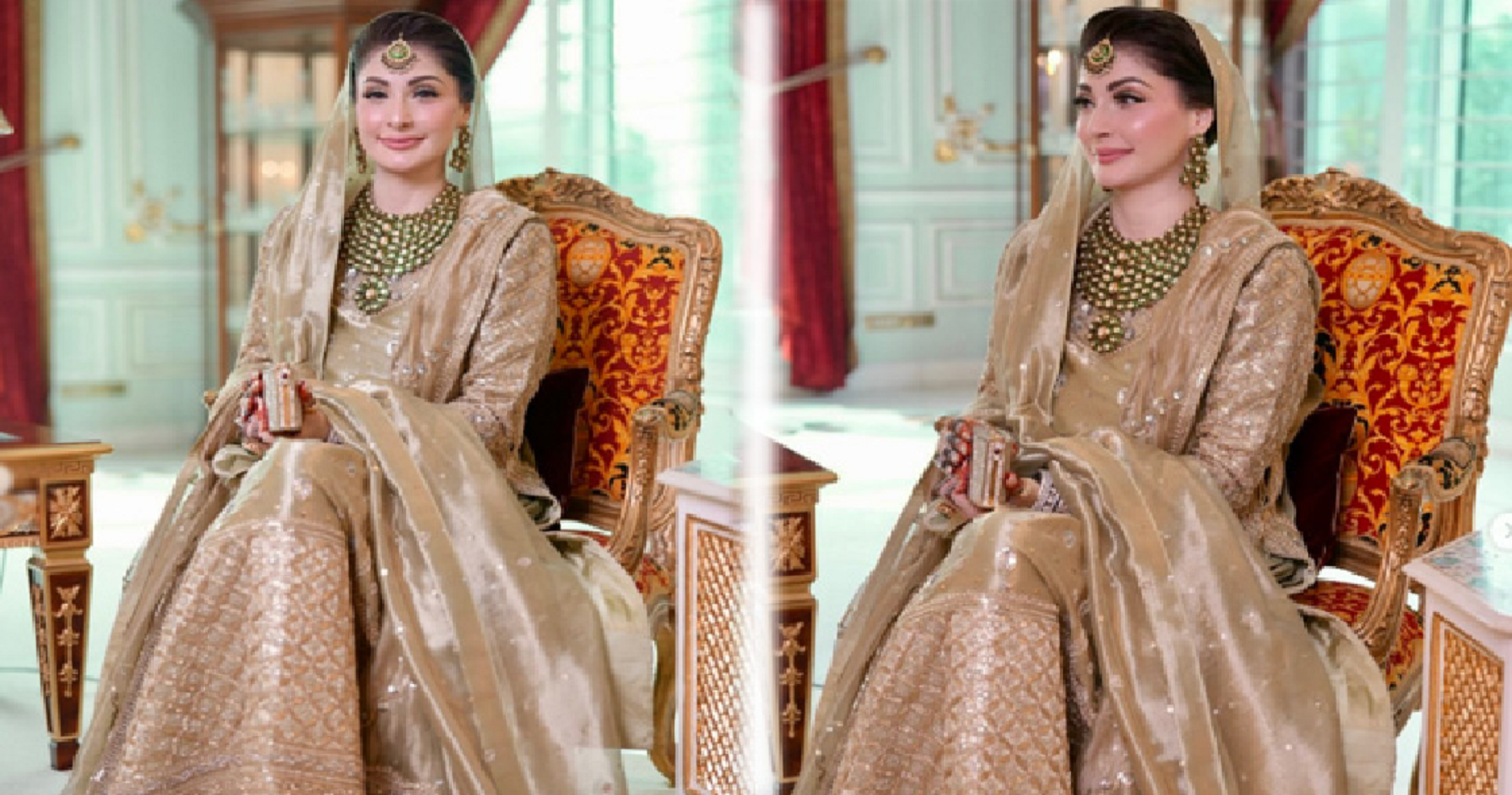 بیٹے کی شادی پر مریم نواز کی تیاری، شرمیلا فاروقی اور بختاور بھٹو زرداری نے بھی تعریف کردی