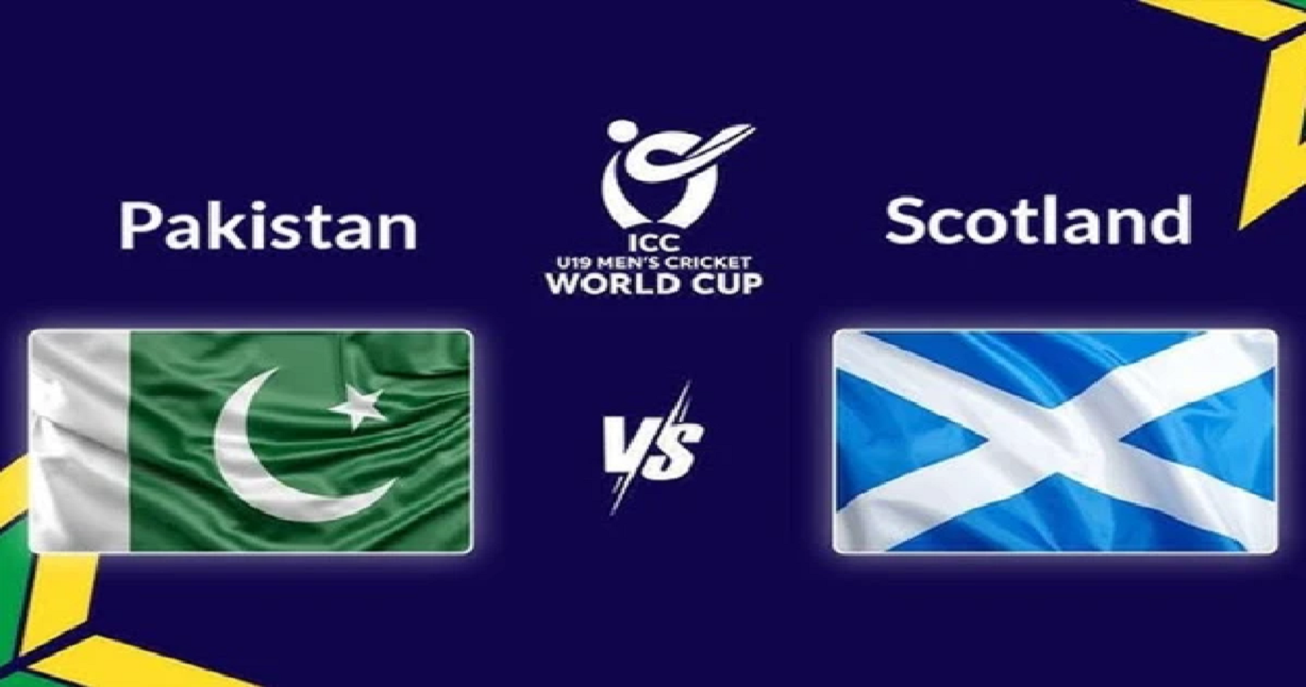 انڈر 19 ورلڈ کپ 2026،  پاکستان آج اسکاٹ لینڈ کو زیر کرنے کیلیے پراعتماد