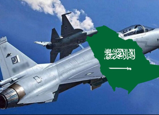 پاک فضائیہ کا دستہ سعودی عرب پہنچ گیا