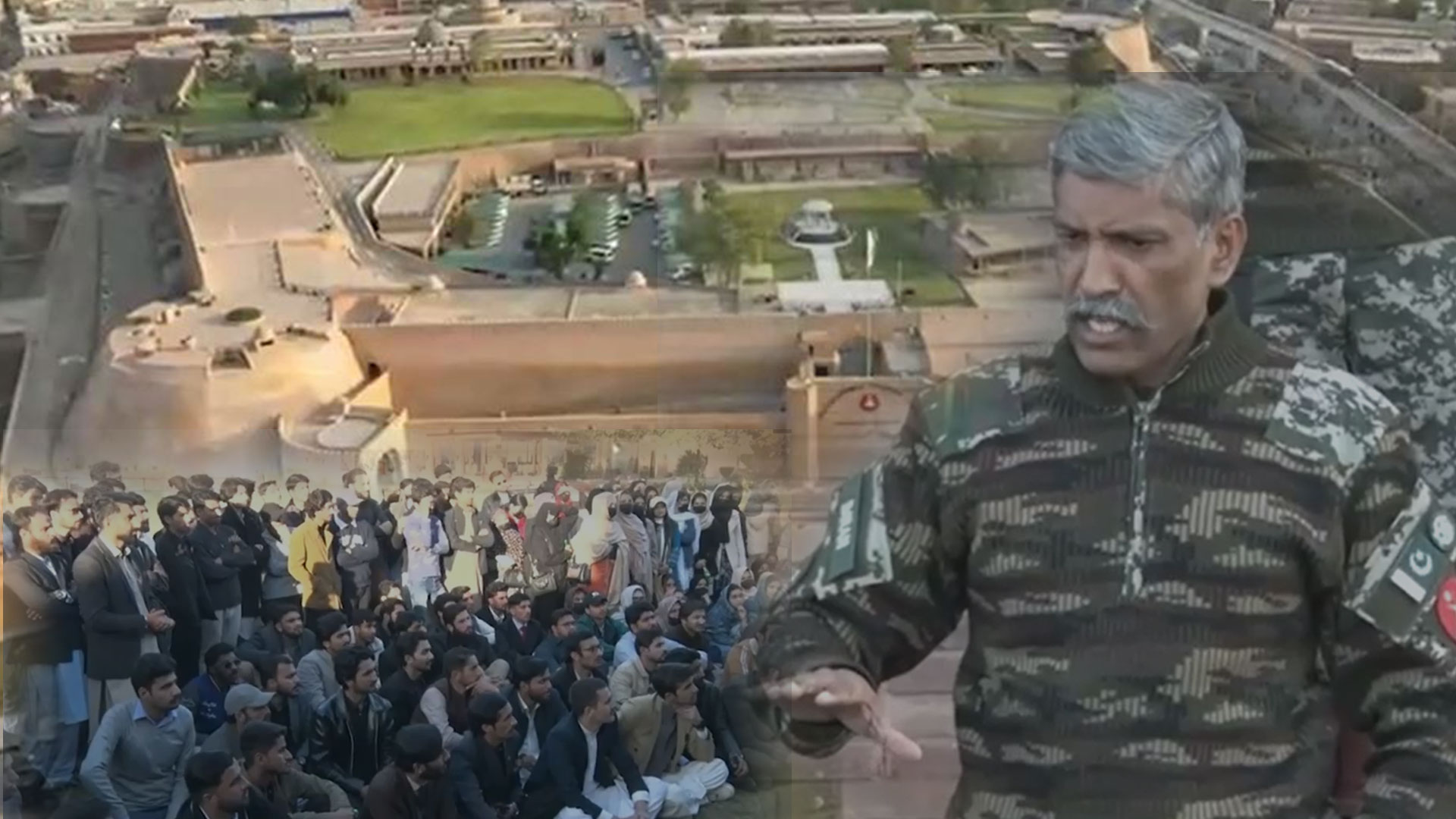 نوجوانوں میں آگاہی پروگرام، طلبا کا ’آئی ایس پی آر‘ ونٹر انٹرنشپ کے تحت قلعہ بالاحصار پشاور کا دورہ