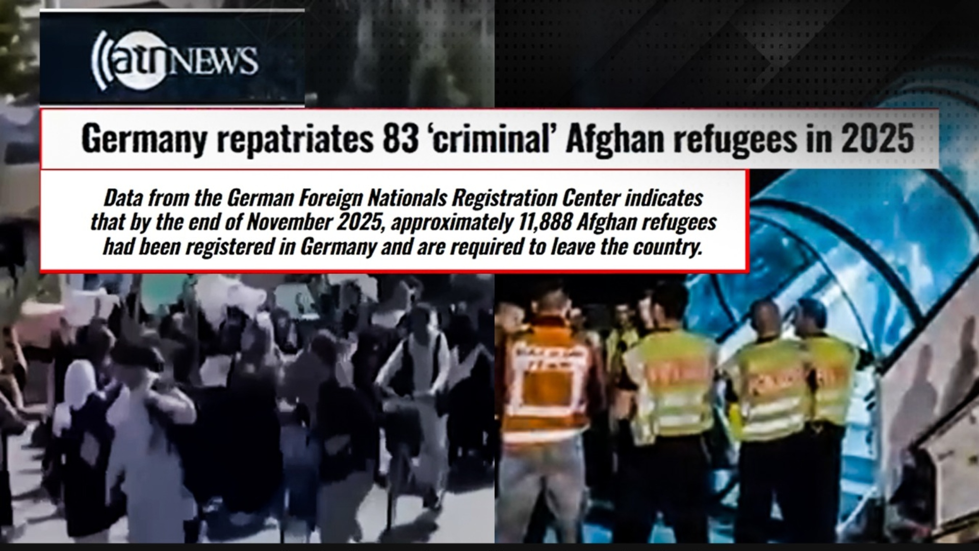 افغان مہاجرین کی پرتشدد و مجرمانہ سرگرمیاں، جرمنی اور ترکیہ سے ملک بدری تیز