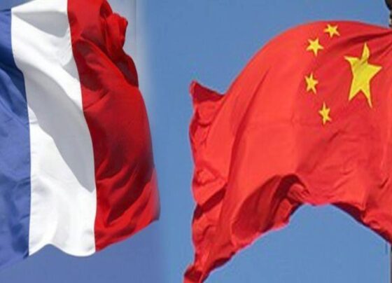 فرانس اور چین کا رد عمل