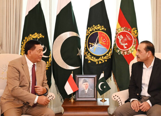 فیلڈ مارشل انڈونیشیا وزیر دفاع ملاقات