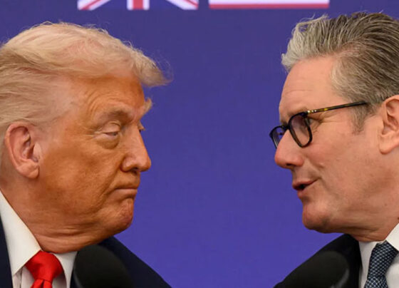 ٹرمپ اور برطانوی وزیر اعظم