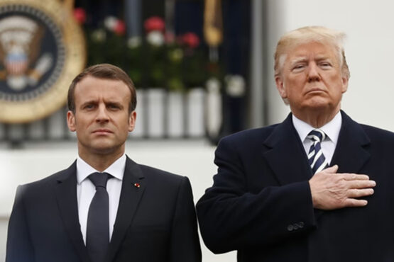 ٹرمپ میکرون