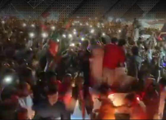 پی ٹی آئی جلسہ