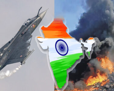 بھارتی طیارہ تیجس گر کر تباہ