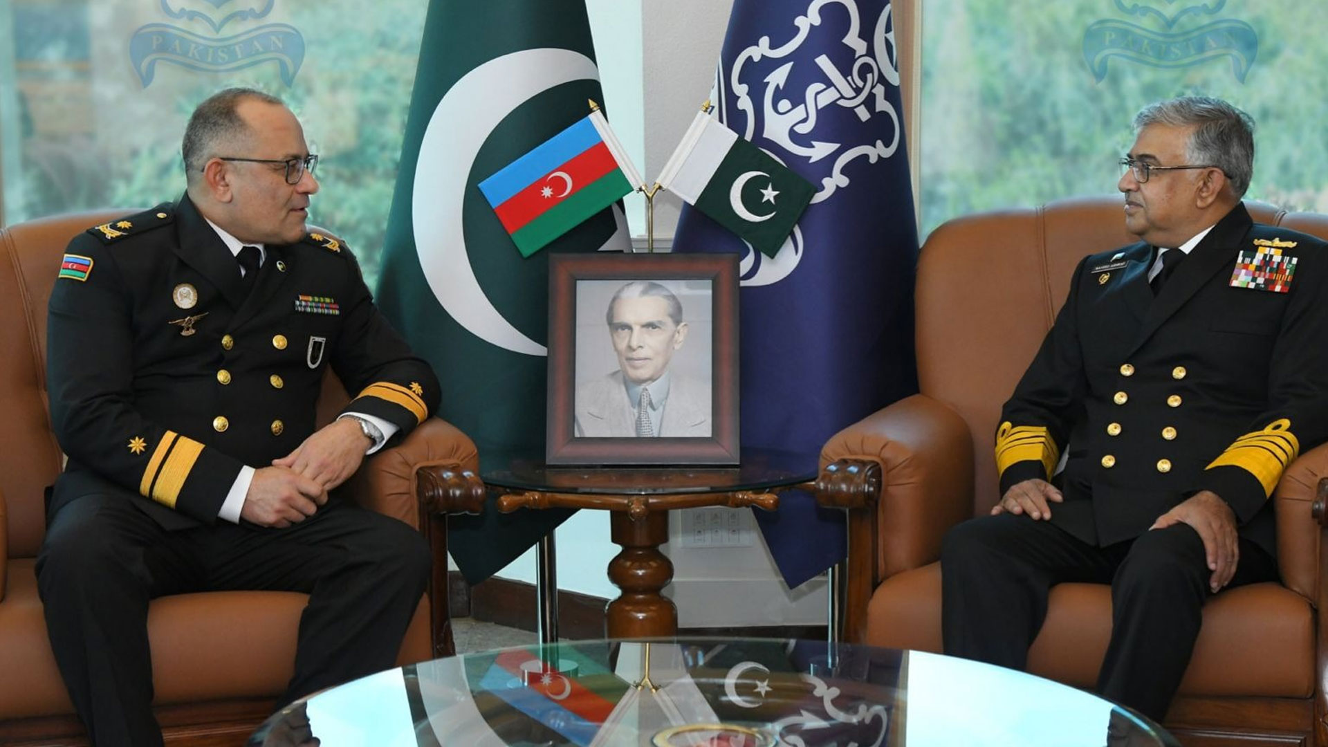 آذربائیجان نیول فورسز کے کمانڈر کی نیول ہیڈ کوارٹرز اسلام آباد آمد، چیف آف دی نیول اسٹاف سے اہم ملاقات