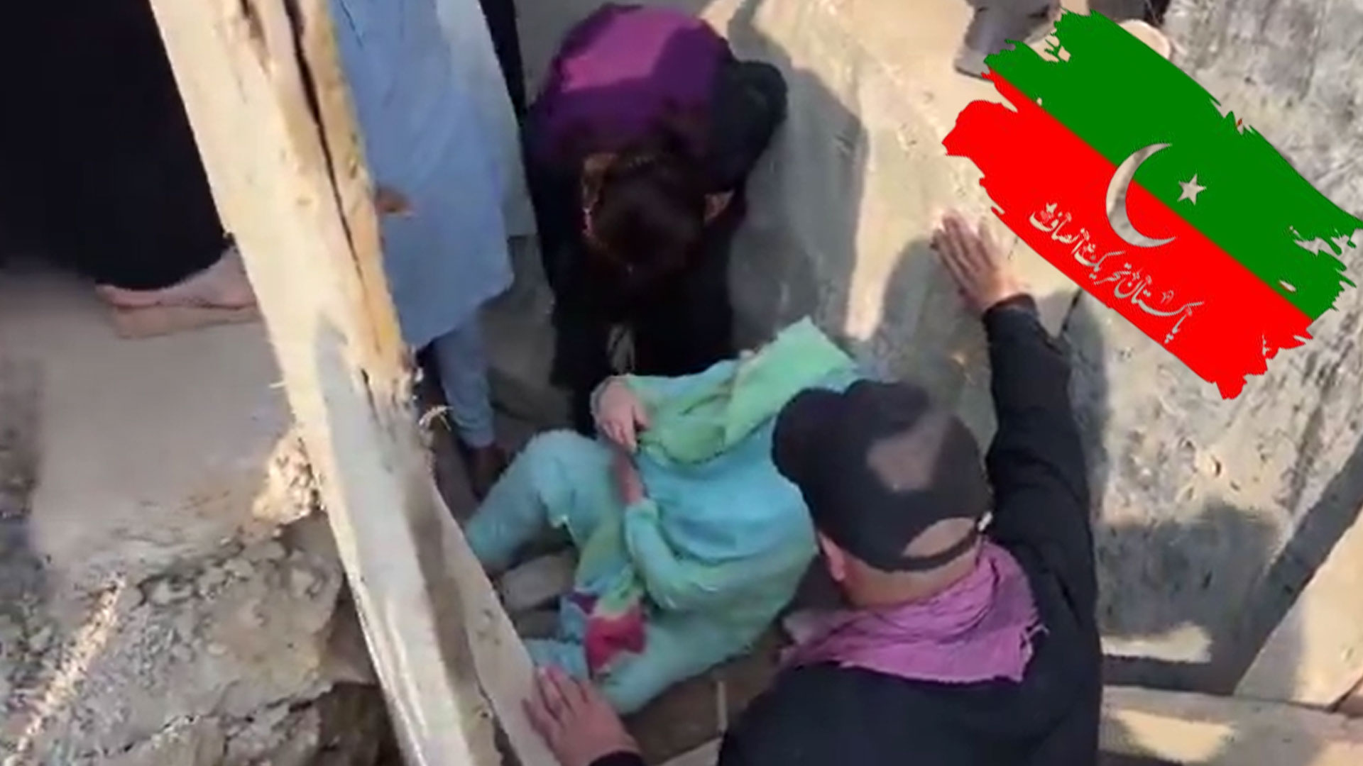 عمران خان کی بہن نورین نیازی اڈیالہ جیل کے قریب زیر تعمیر نالے میں گر گئیں