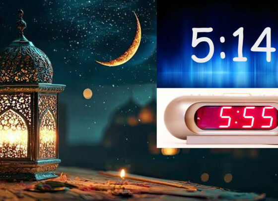 روزے کی ٹائمنگ