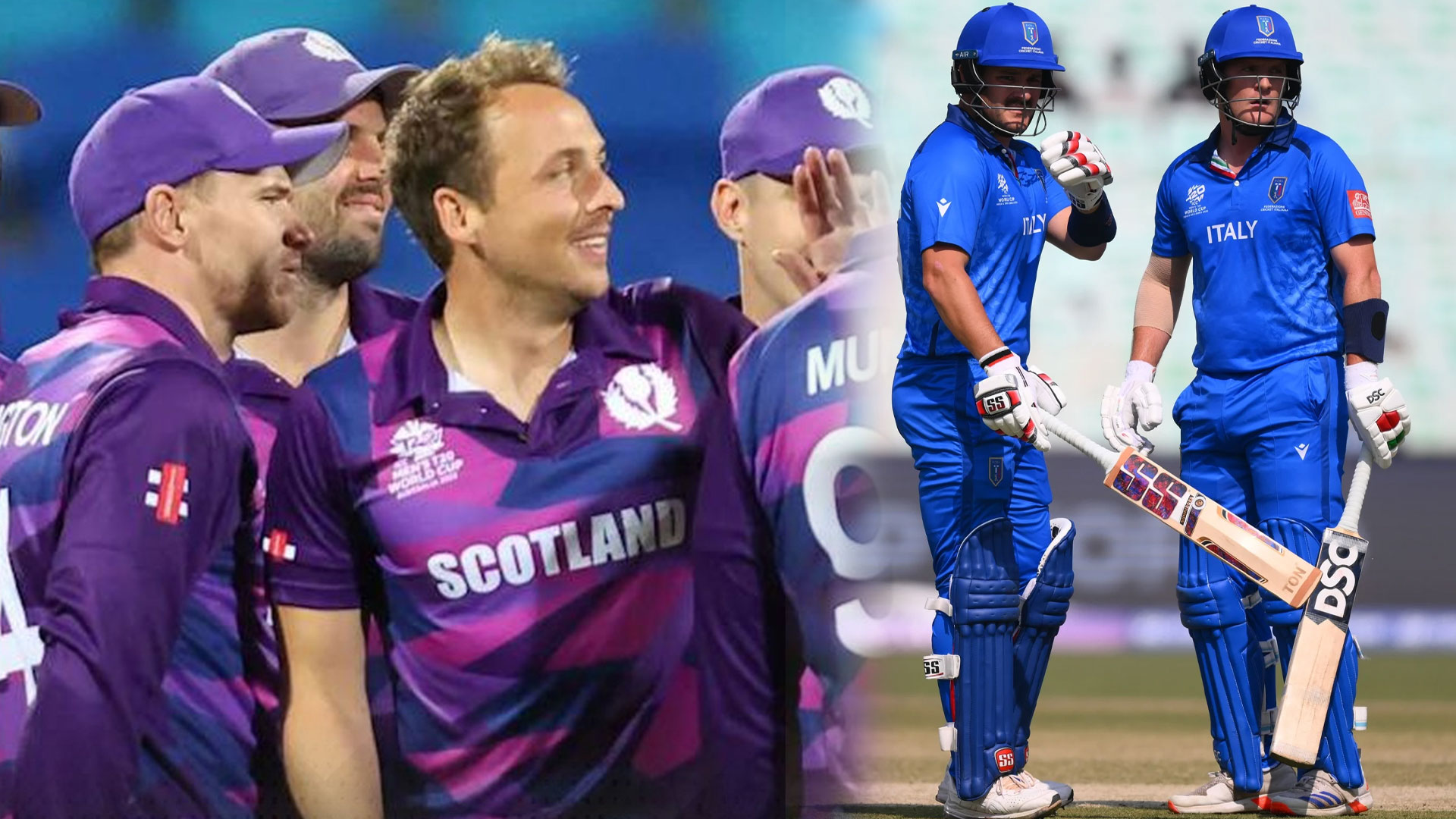ٹی20 ورلڈ کپ، اسکاٹ لینڈ کی دھوم، اٹلی کو بڑے اسکور سے شکست دیدی