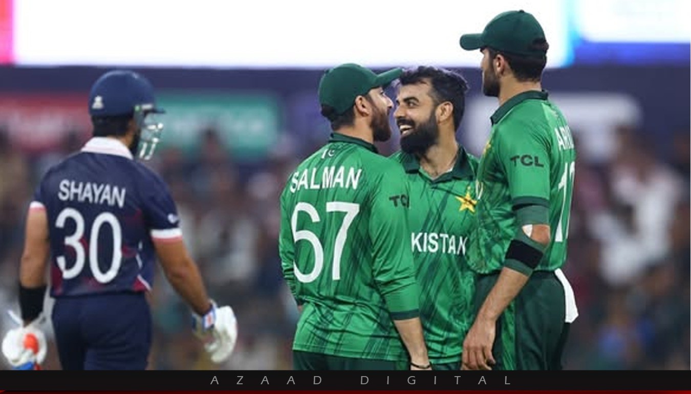 ٹی 20 ورلڈکپ: پاکستان نے امریکہ  کو شکست دے دی