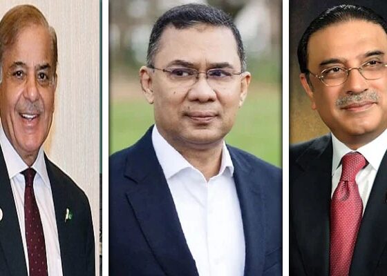 صدر آصف زرداری اور وزیراعظم شہباز شریف کی بنگلہ دیشی عوام اور نئی قیادت کو مبارکباد