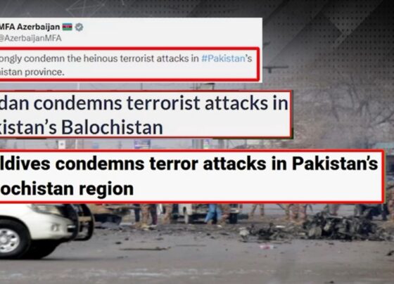 بلوچستان میں دہشتگرد حملوں کی عالمی سطح پر مذمت، بھارت اور فتنہ الہندوستان  کا گٹھ جوڑ بے نقاب
