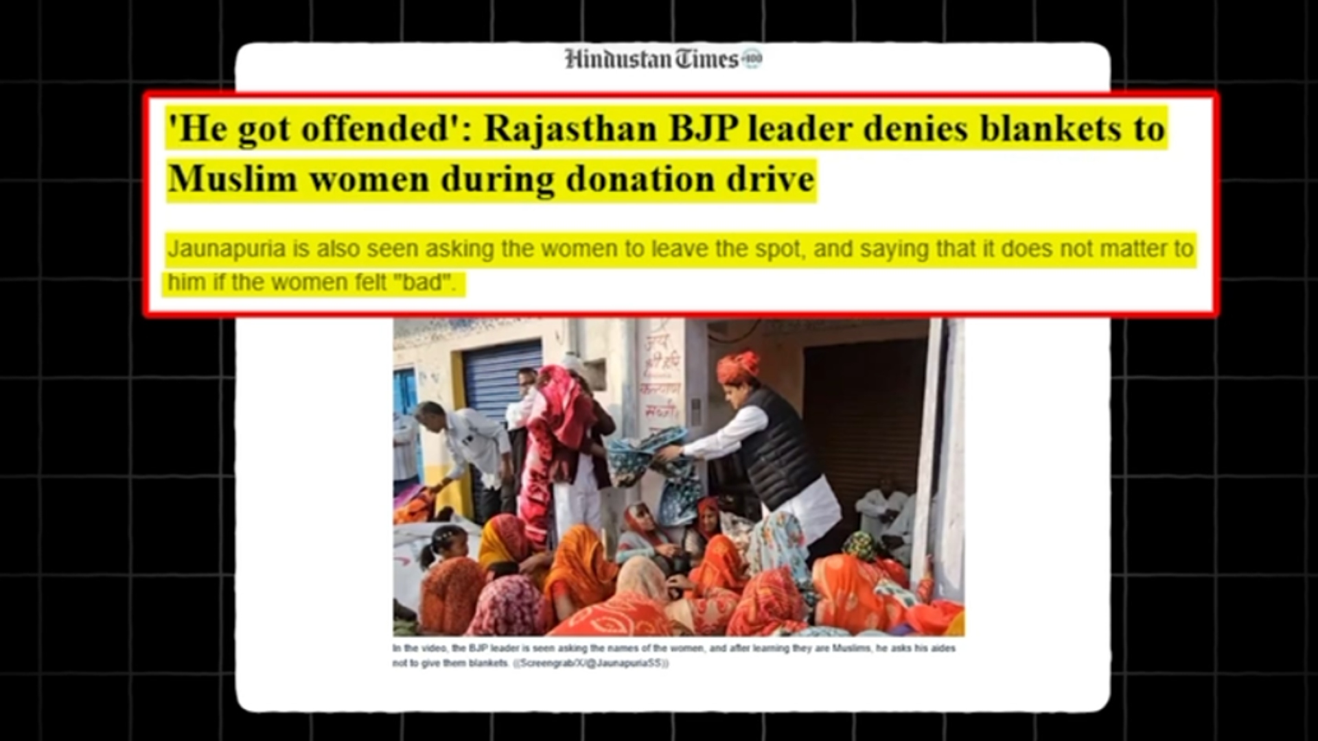 بھارتی جریدے ہندوستان ٹائمز نے بھارت میں مسلمانوں کیخلاف پنپتی نفرت کو بے نقاب کردیا