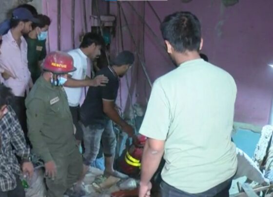 کراچی ، رہائشی عمارت میں گیس لیکیج دھماکے سے13 افراد جاں بحق