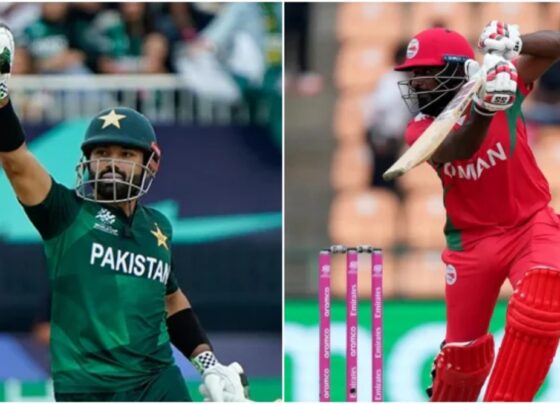 ٹی20 ورلڈکپ میں سست ترین ففٹی، عمانی کرکٹر نے محمد رضوان کا ریکارڈ برابر کردیا