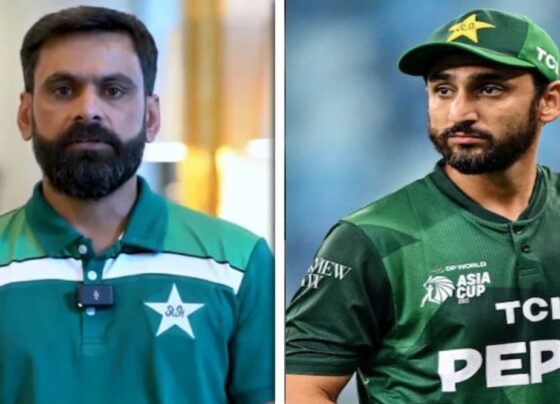 پاک بھارت ٹاکرا : سلمان علی آغا کے دوران فیلڈنگ فیصلوں پر محمد حفیظ نے سوال اُٹھا دیے