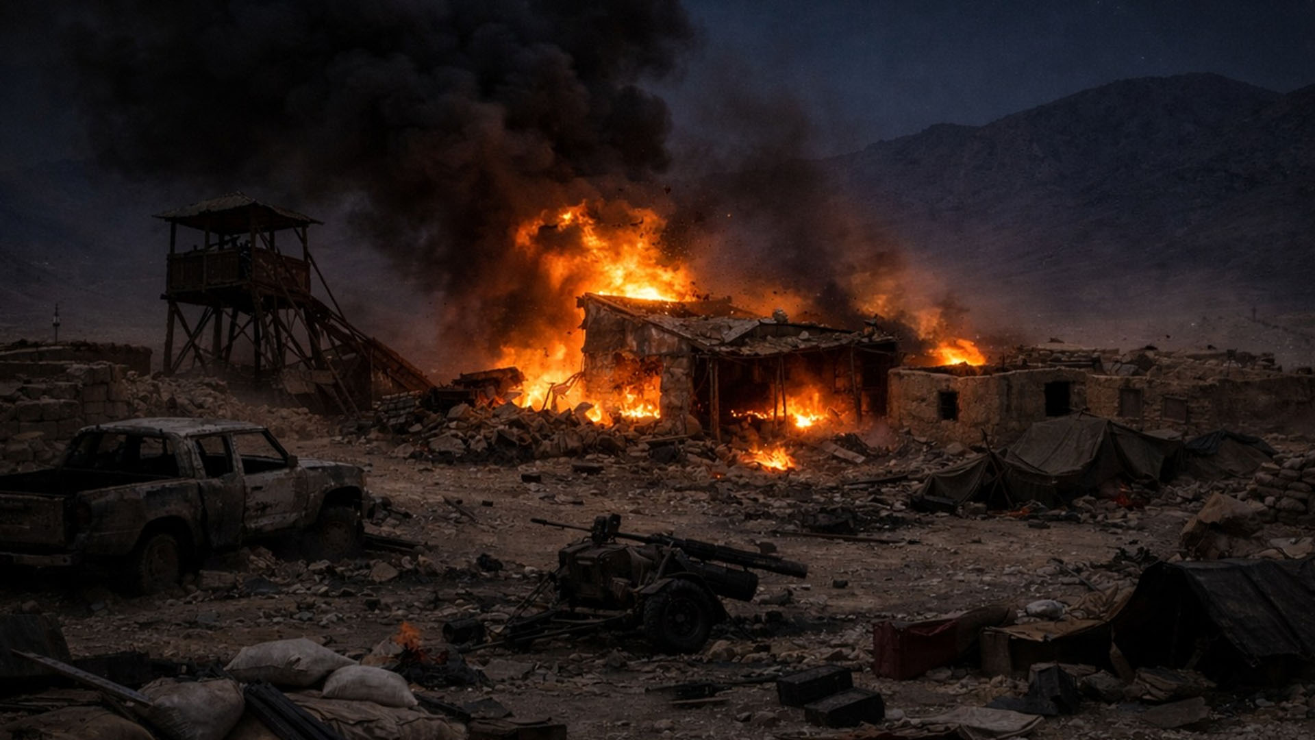 آپریشن غضب للحق جاری،پاک فوج نے نوشکی سیکٹر  میں افغان طالبان کی پوسٹ کو تباہ کردیا، اوماری کیمپ کو بھاری نقصان