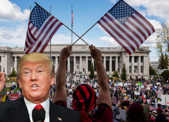 امریکا میں مظاہرے پھوٹ پڑے