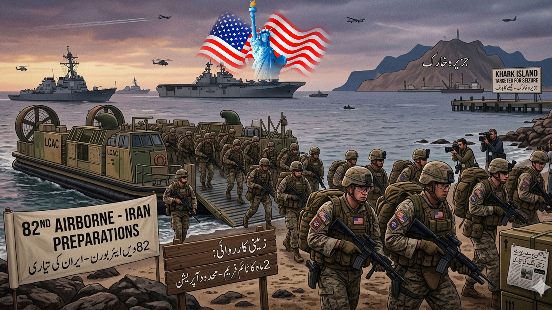 واشنگٹن پوسٹ ایران میں ’زمینی کارروائی ‘ کا امریکی منصوبہ منظرپرلے آیا، ہزاروں فوجی طلب، ٹرمپ کی منظوری کا انتظار