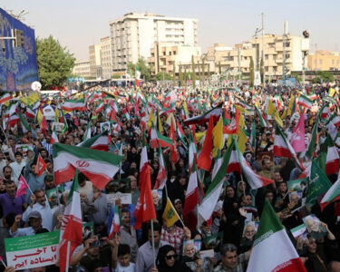 ایران میں اسرائیل اور امریکا کے خلاف مظاہرے