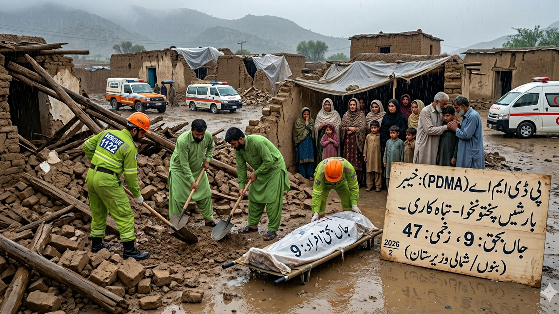 قدرتی آفت یا ناقص انفراسٹرکچر؟ خیبر پختونخوا میں بارشوں سےمعصوم بچوں سمیت 9 افراد جاں بحق، 47 زخمی