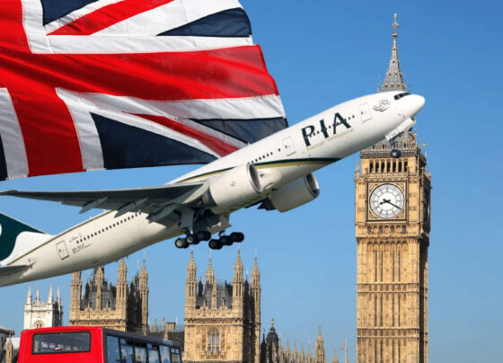 پی آئی اے کی لندن کے لیے پروازیں