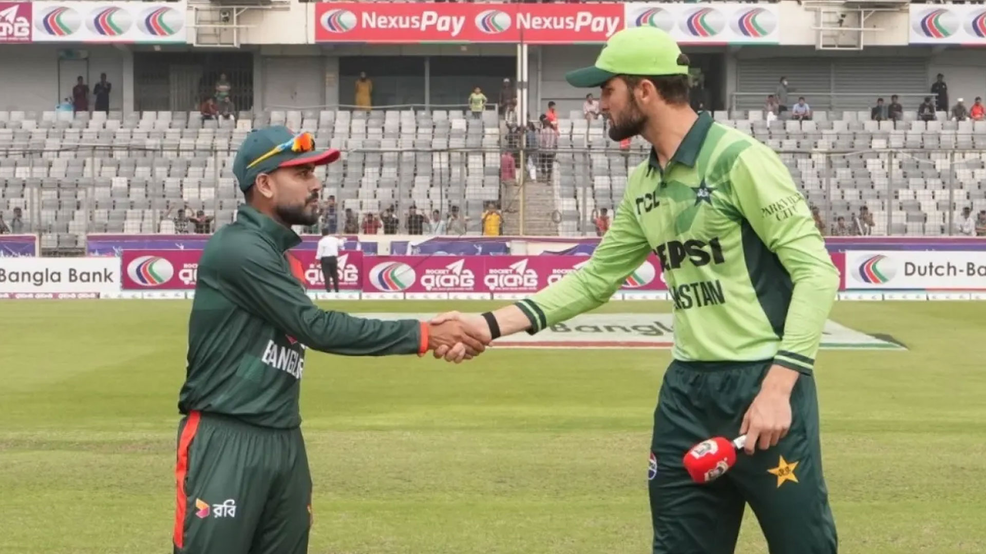 پاکستان اور بنگلہ دیشن کے درمیان سیریز کا آخری اور فیصلہ کن میچ، ٹاس ہوگیا، شاہین آفریدی کا اہم فیصلہ