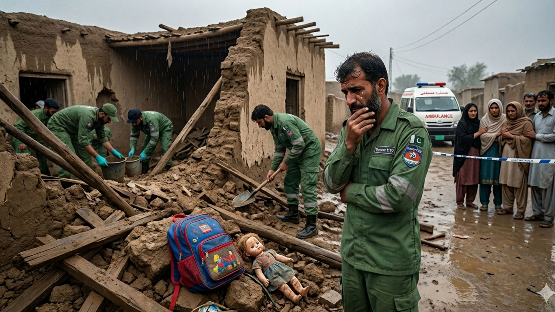 بنوں میں بارش کی تباہ کاری، کچے گھر کی چھت گرنے سے 3 معصوم بچے جاں بحق، 2 شدید زخمی