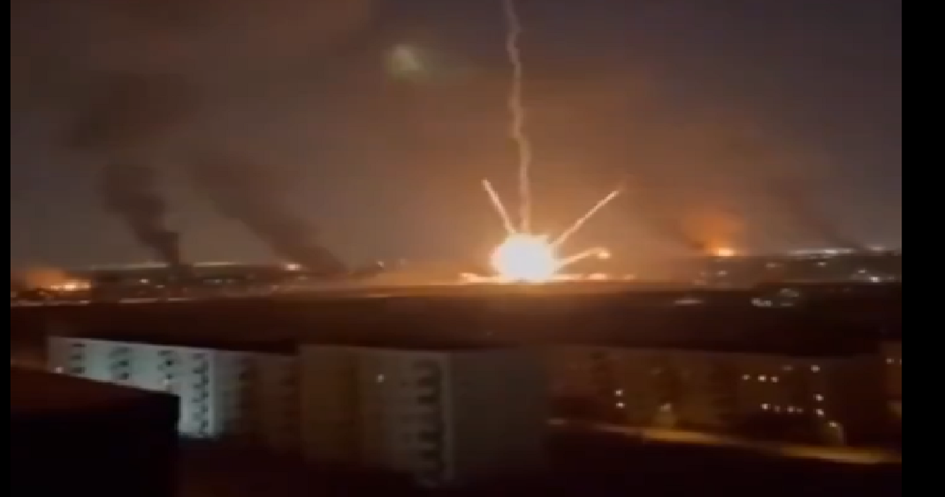 تیل کے ڈپوز پر حملے کا ایران کا ہولناک انتقام: تل ابیب پر میزائلوں کی بارش، رات دن میں بدل گئی