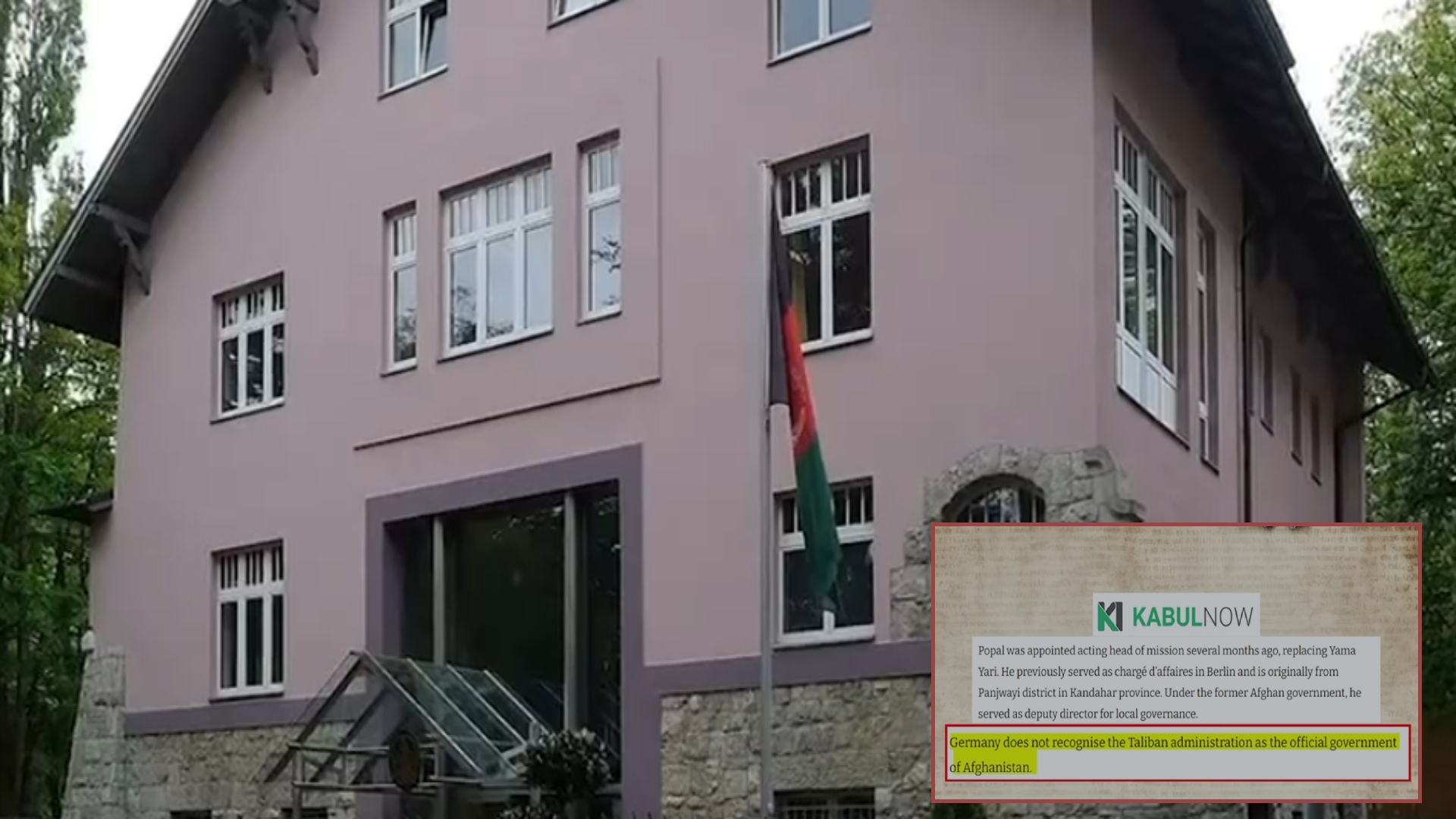 سفارتی تنہائی کا شکار طالبان رجیم  کو بڑا دھچکا، جرمنی کا افغان نمائندے کو تسلیم کرنے سے انکار