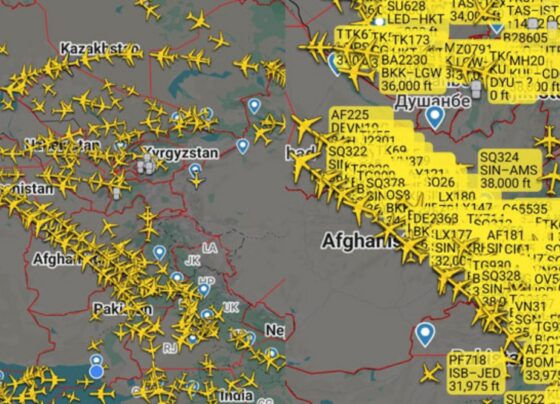 پاک افغان حدود سے گزرنے والے متعدد روٹس مصروف ترین فضائی کوریڈورز میں شامل