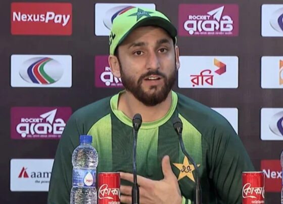 بنگلہ دیش کے خلاف متنازع رن آؤٹ ، سلمان آغا کا ردعمل آگیا