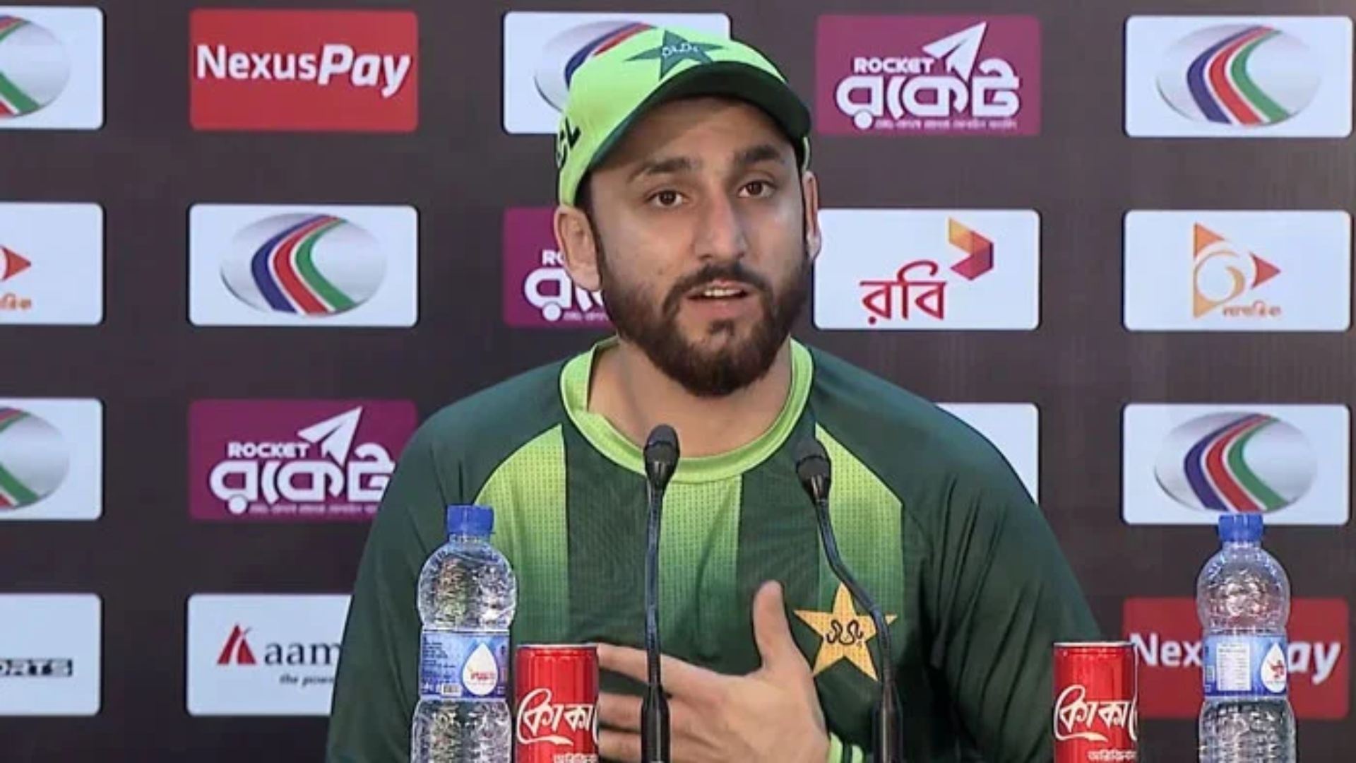 بنگلہ دیش کے خلاف متنازع رن آؤٹ ، سلمان آغا کا ردعمل آگیا