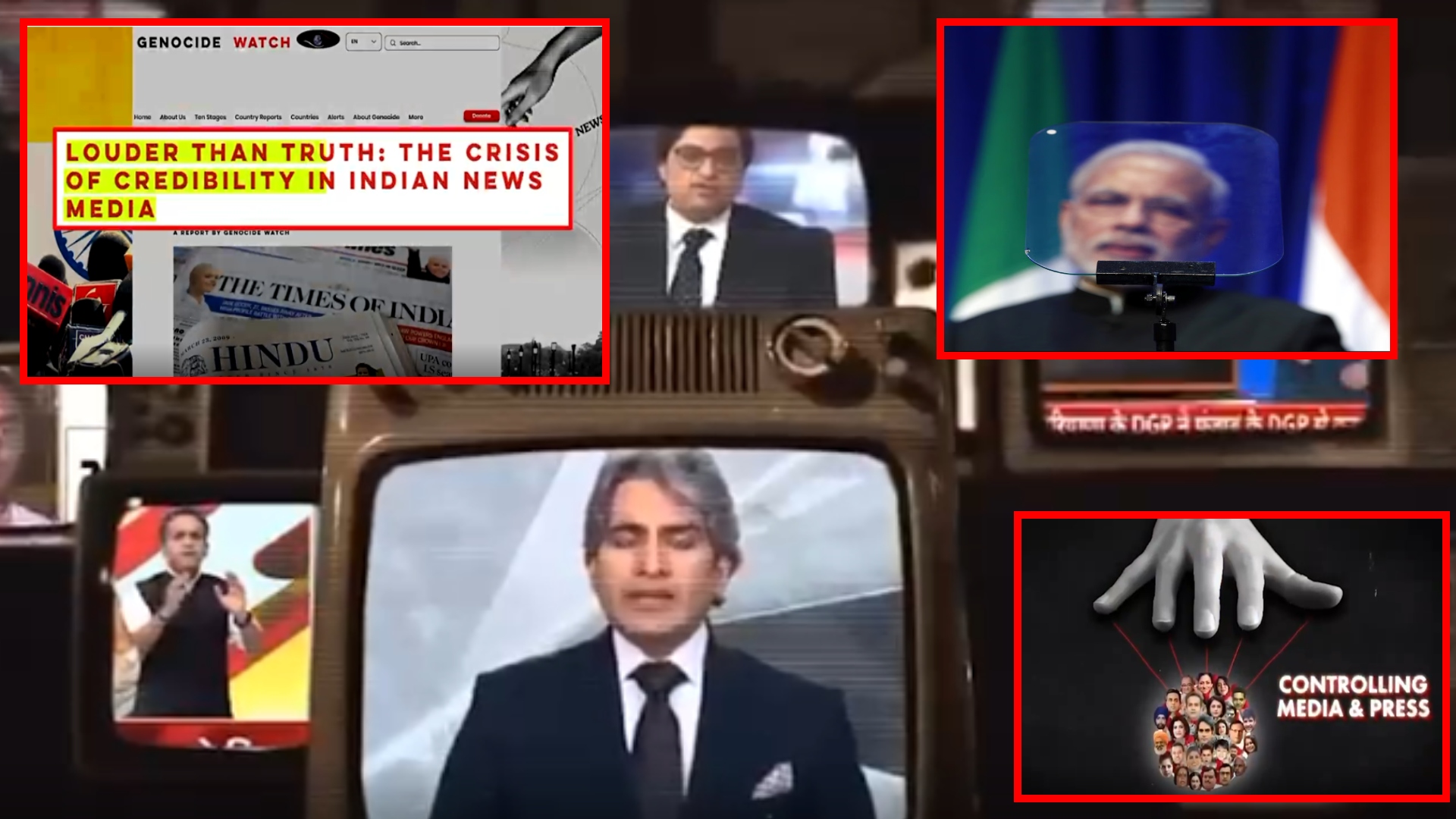 نفرت، سنسنی اور جھوٹ کا پرچار ، بھارت کا گودی میڈیا بین الاقوامی سطح پر بے نقاب