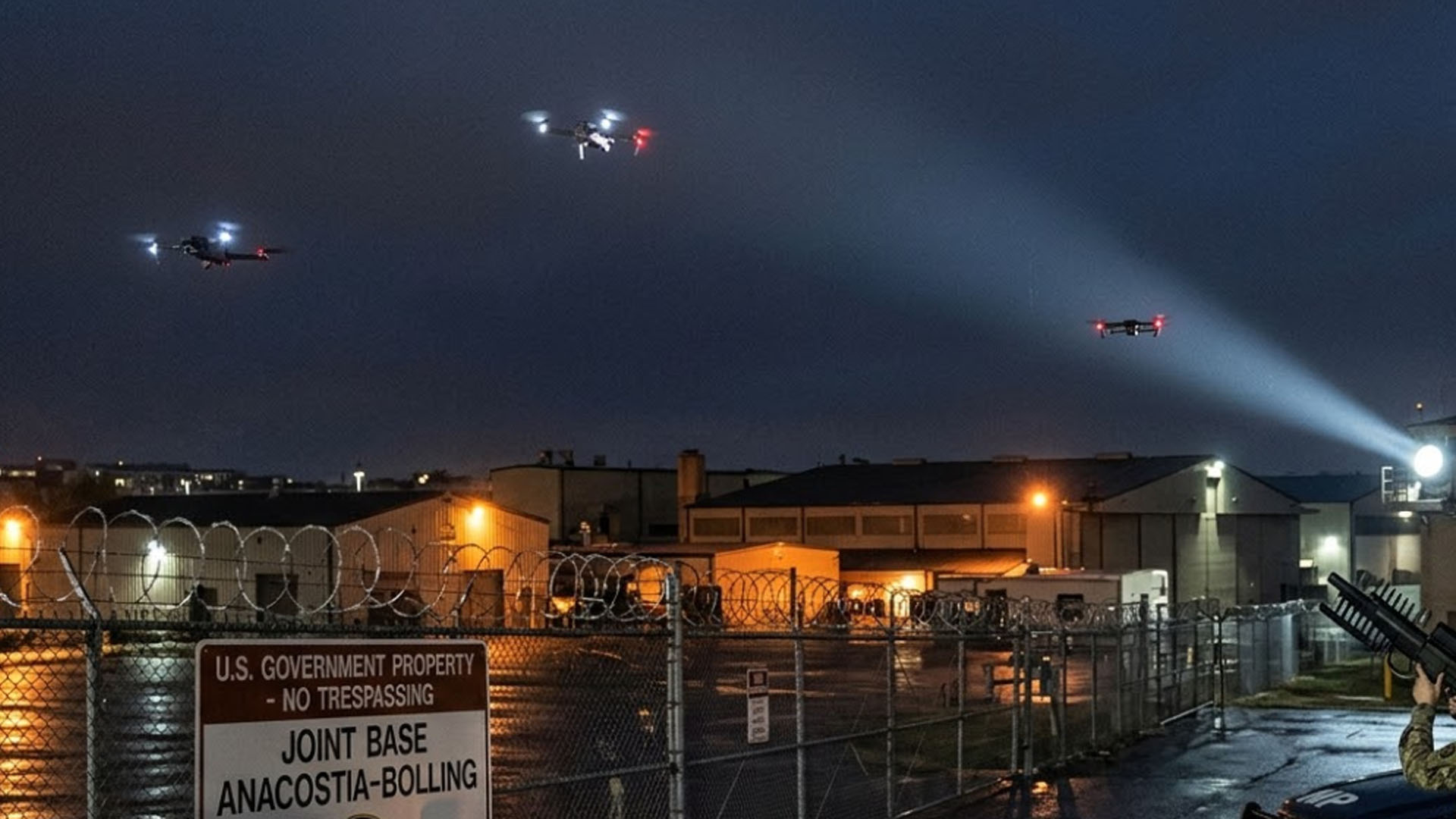 واشنگٹن میں امریکی فوجی اڈے اور حساس مقامات پر مشتبہ ڈرونز کی پروازیں