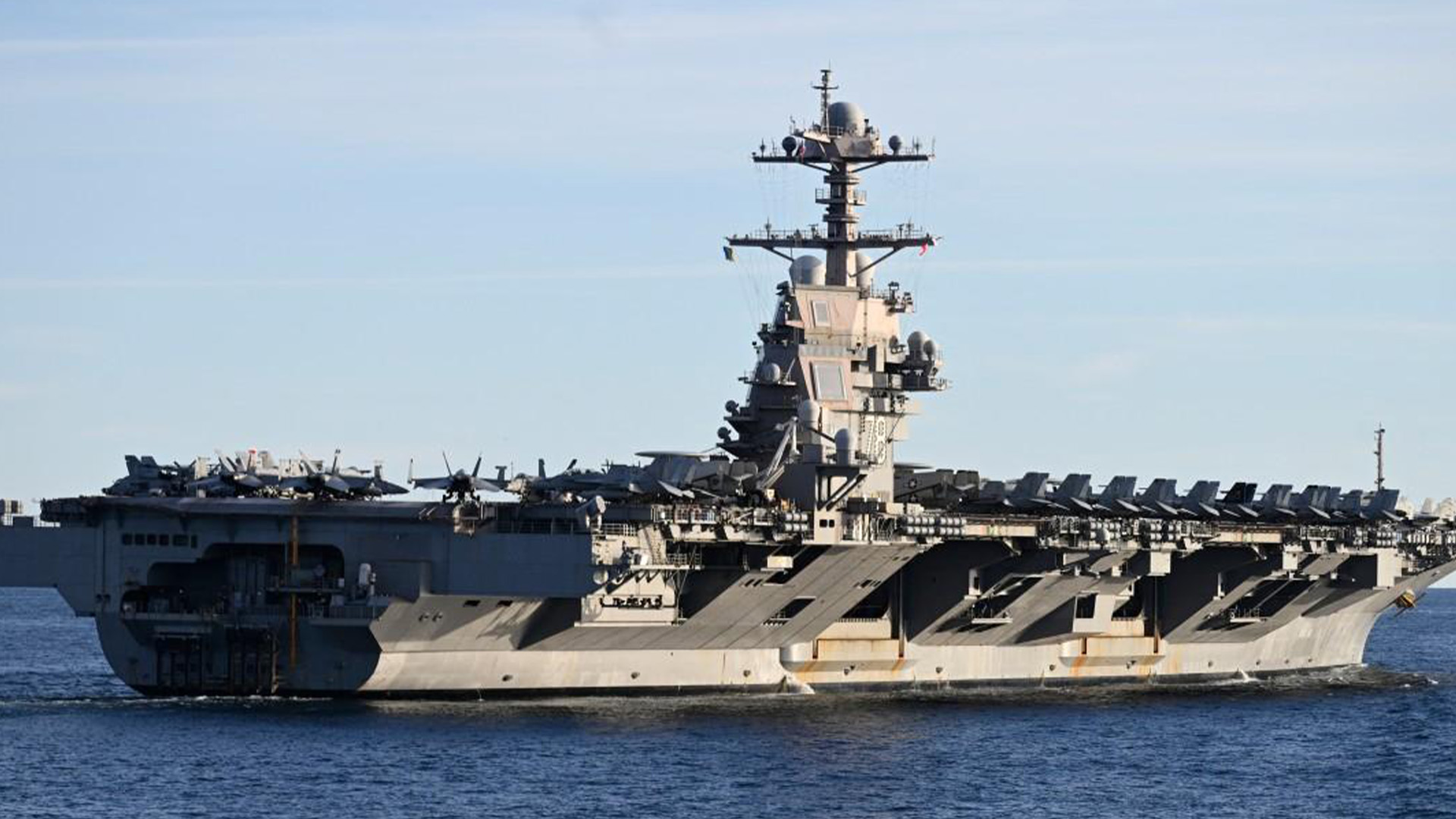 ایران کی بڑی کامیابی ، امریکا کا پہلی بار بحری بیڑے جیرالڈ فورڈ کو شدید نقصان پہنچنے کا اعتراف