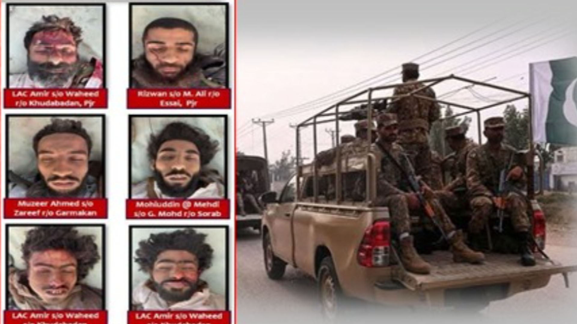 پنجگور میں سیکیورٹی فورسز کا آپریشن ، 6 دہشت گرد جہنم واصل