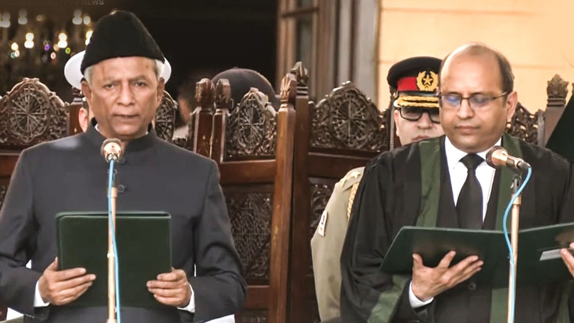 نہال ہاشمی نے گورنر سندھ کے عہدے کا حلف اٹھا لیا