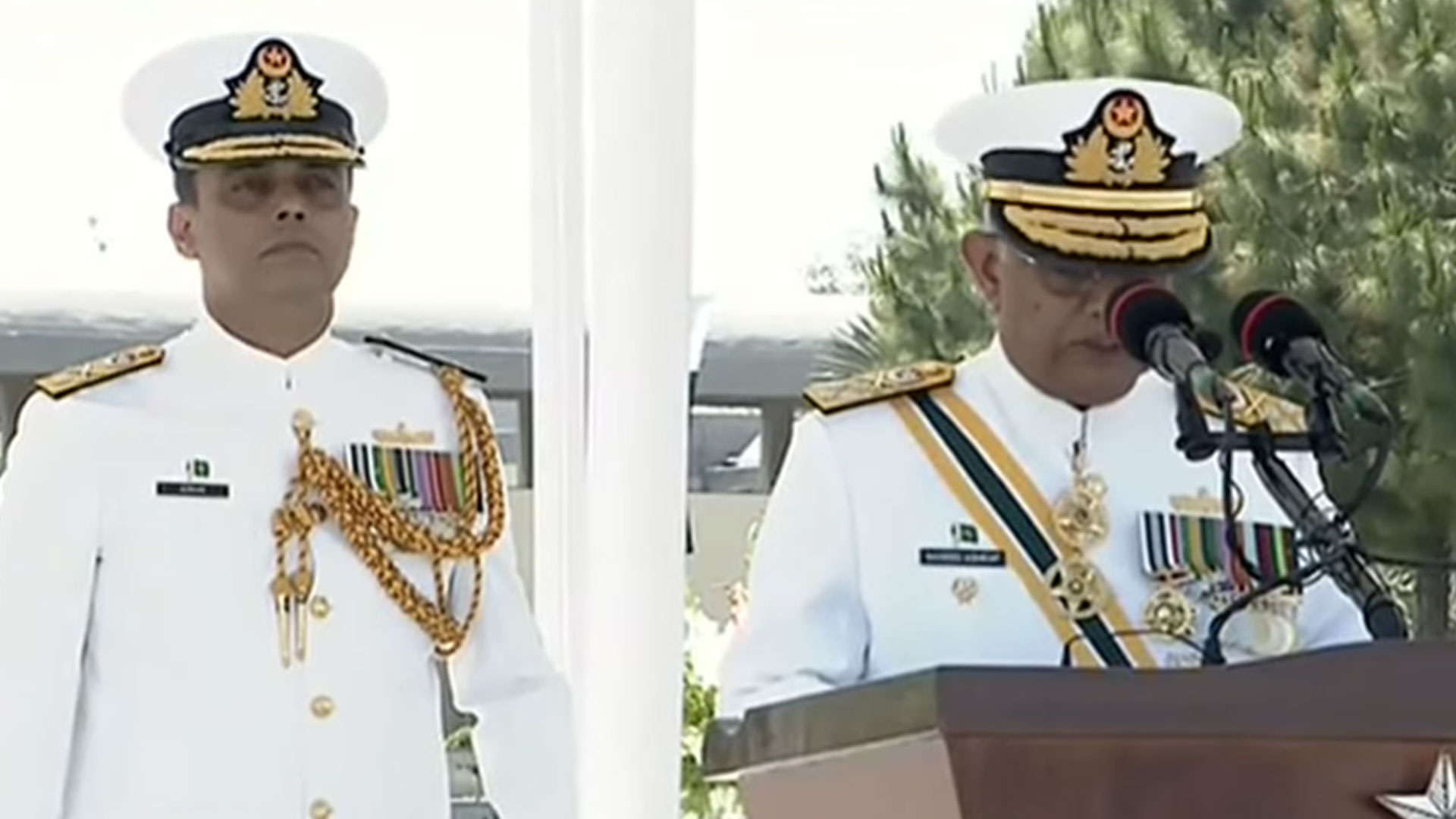 پاکستان کی سول و عسکری قیادت کی کوششوں سے مشرقِ وسطیٰ میں جنگ بندی ممکن ہوئی، چیف آف نیول اسٹاف ایڈمرل نوید اشرف