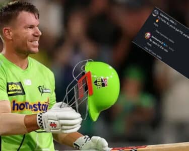 پی ایس ایل بمقابلہ آئی پی ایل، ڈیوڈ وارنر نے بھارتی صارف کی ’بولتی بند‘ کر دی