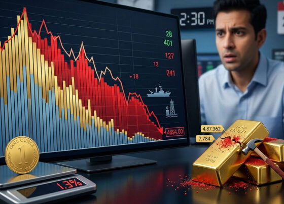 عالمی و مقامی صرافہ مارکیٹ میں سونے کی قیمتیں کم ہو گئی