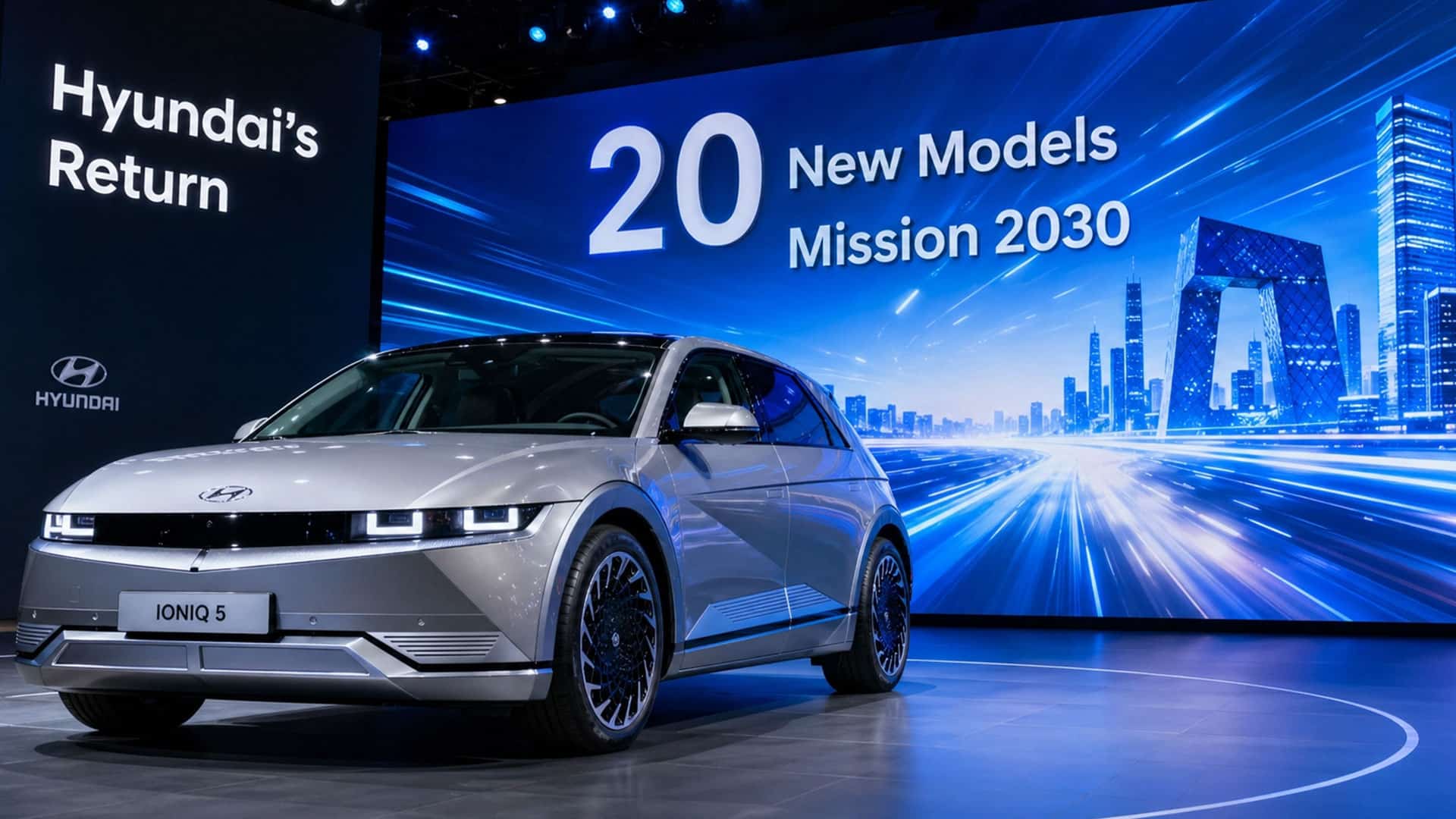 ہنڈائی کی الیکٹرک گاڑیوں کی مارکیٹ میں دھماکہ خیزانٹری، 20 نئے ماڈلز لانچ کرنے کا اعلان