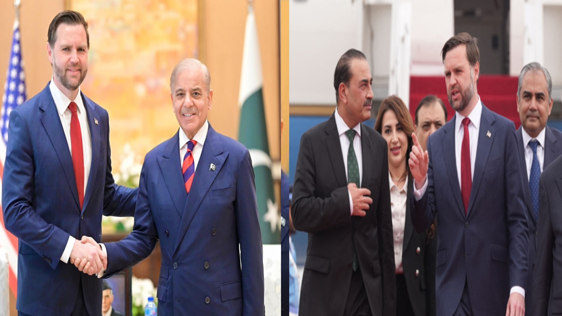 ایران امریکا مذاکرات میں پاکستان کا مثبت کردار، وزیرِاعظم، فیلڈ مارشل کو بہت زیادہ کریڈٹ دینا چاہتا ہوں، جے ڈی وینس